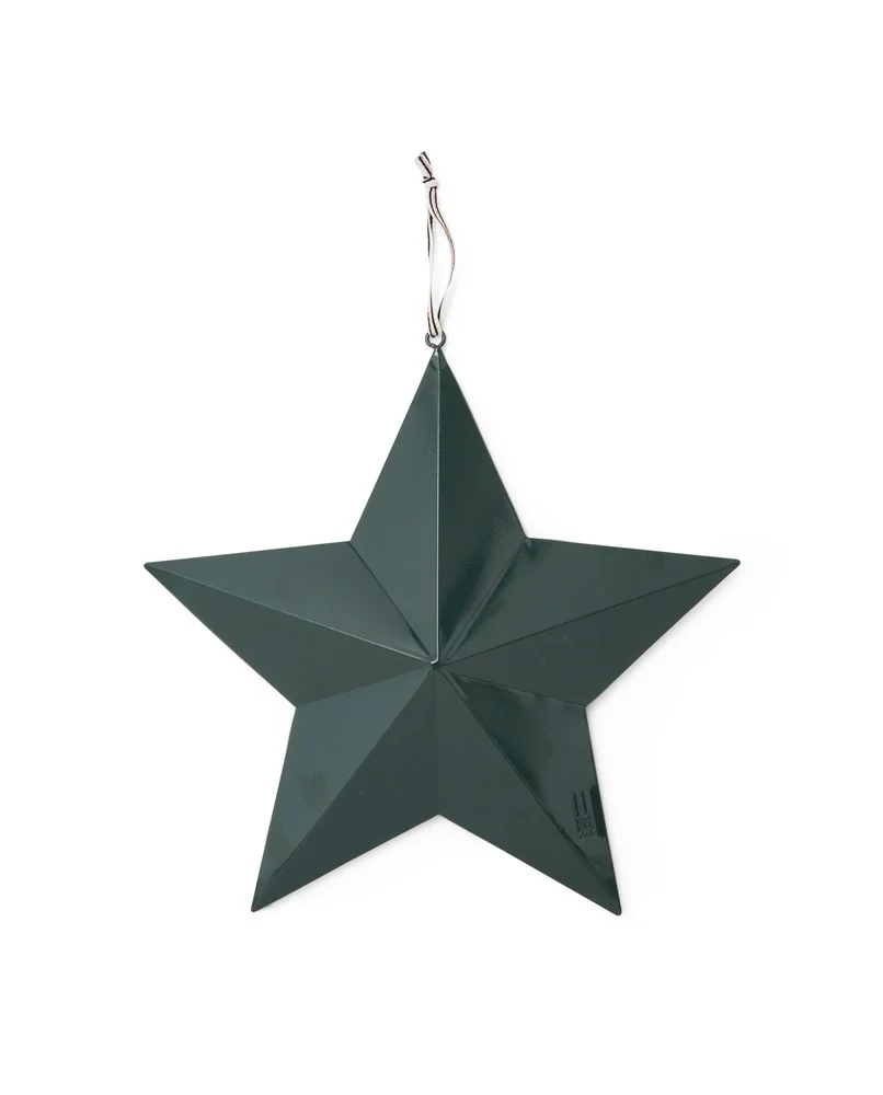 Metal Star 40x40cm - green