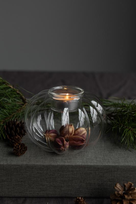 MÖRBY liten ljushållare