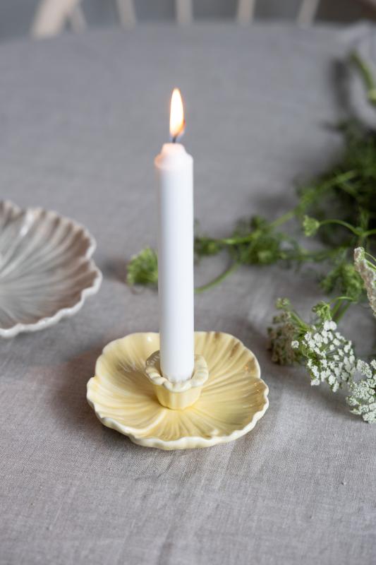 BOTANIK liten ljusgul ljusstake