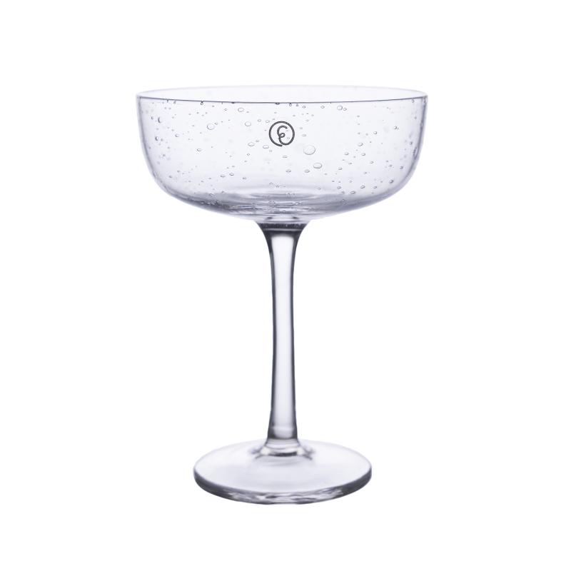 Coupeglas bubbligt 2-p