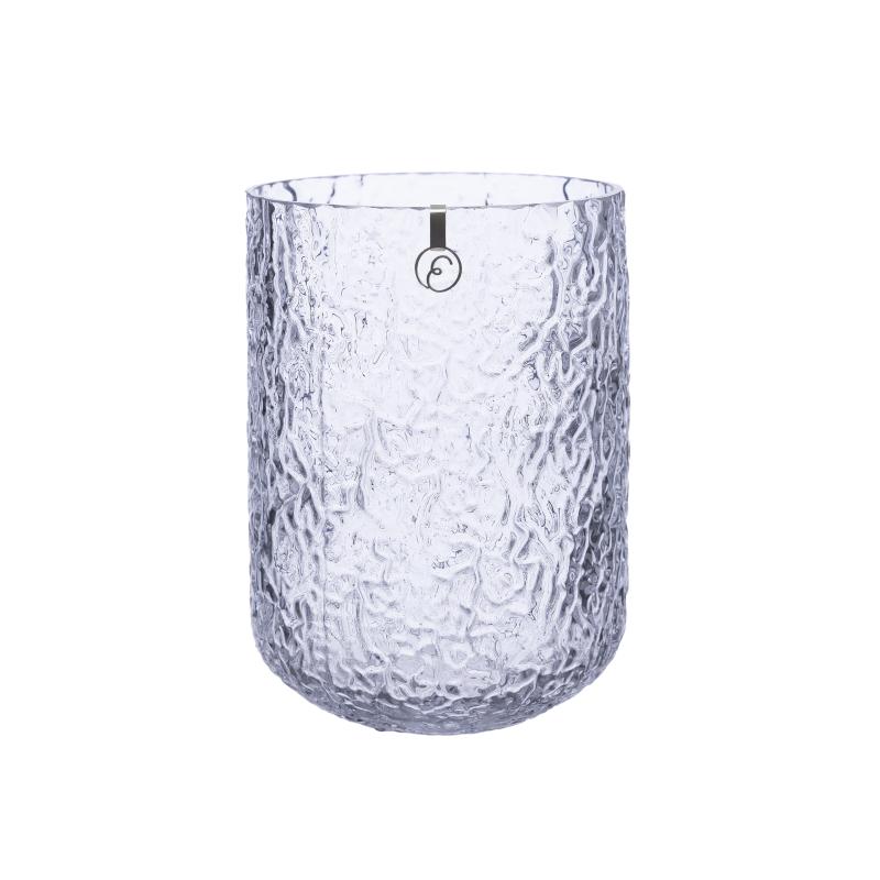 Glasvas d13 h 18 mönstrar glas