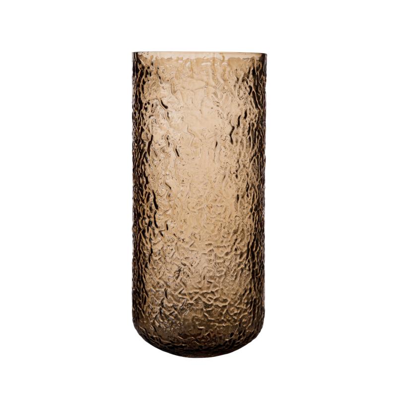 Ljuslykta mönstrad bärnsten - D11 H25cm