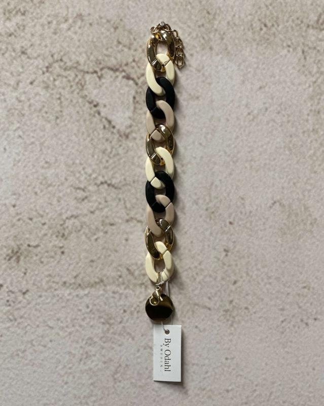 Odahl Armband Mix beige/svart/guld