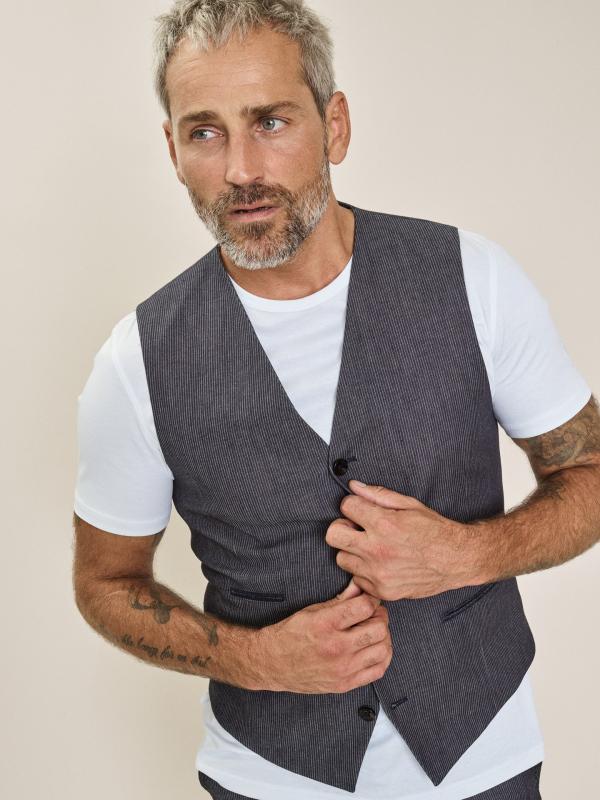 Rider stripe Waistcoat