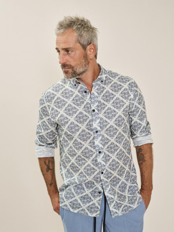 Marcel blue printed Shirt