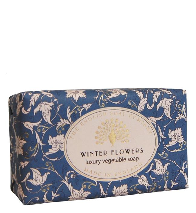 Soap Festive wrapped Winter flowers - 200 gr