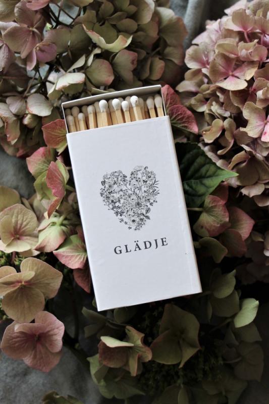 Tändsticksask "Glädje"