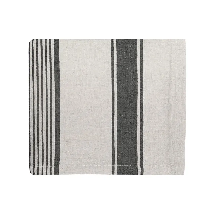 Duk Lukas - Svart/Natur 140x250