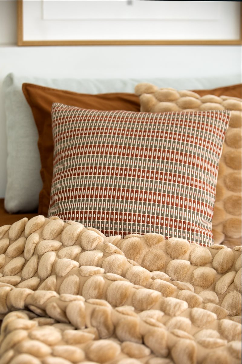 Rust-grey Åre Cushion Cover - 50x50