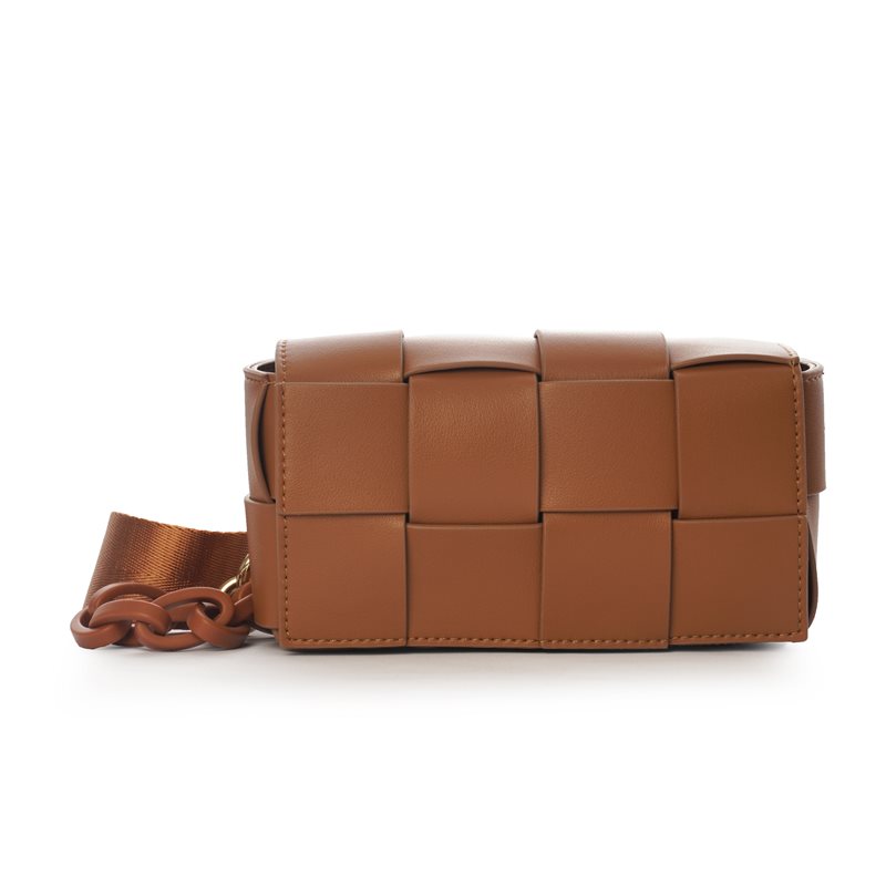 Braided iPhone Bag - Brown