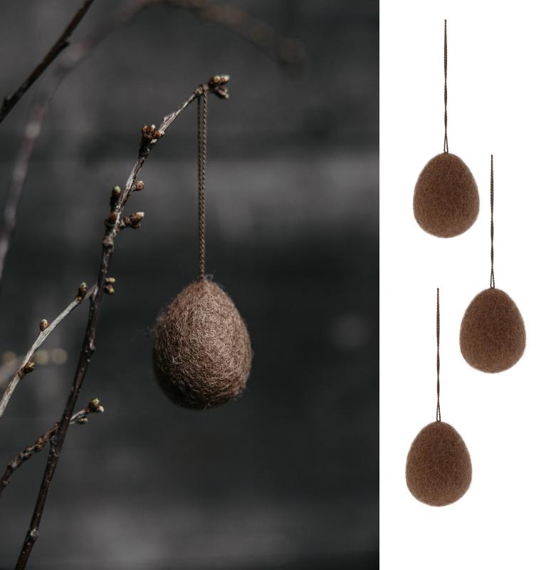 ULLÅS stor brun 3-pack