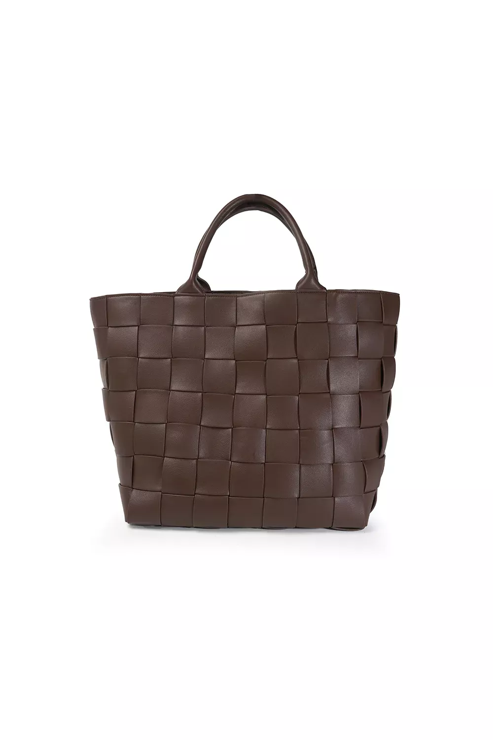 Braided strap Shopper - chocolate
