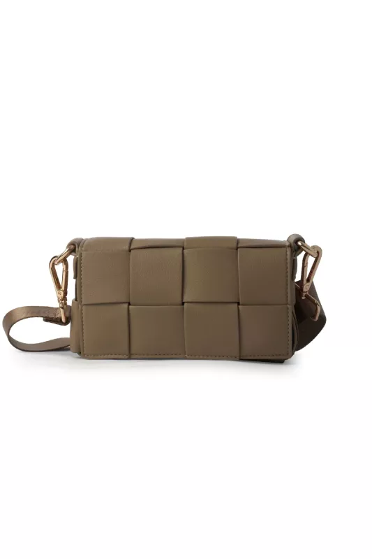 Braided iPhone Bag - taupe