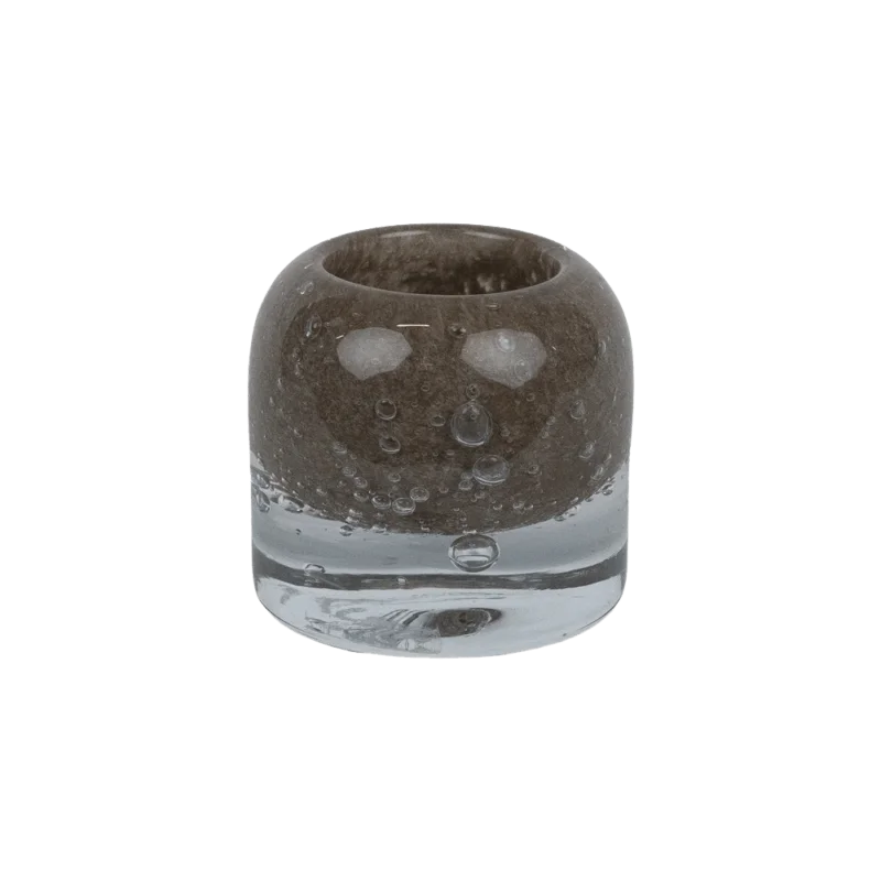 Leah Ljuslykta - taupe 7,5cm