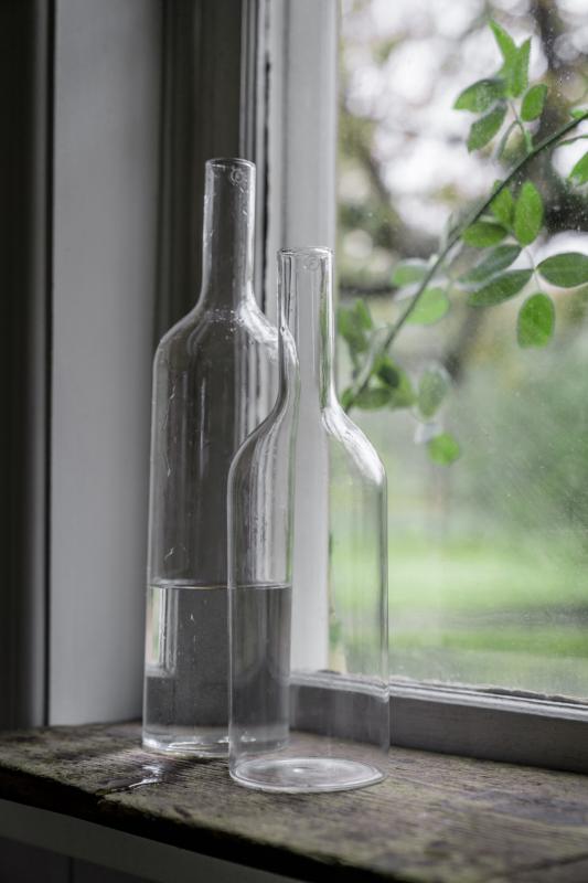 Flaska klarglas 130 cl - D8,3 H34,5 cm