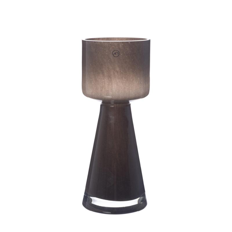 Lökvas/ljuslykta -brun d8 h20