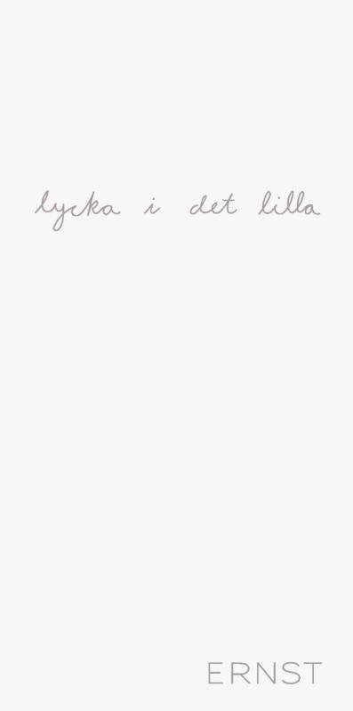 Servett-Lycka-vit/grå