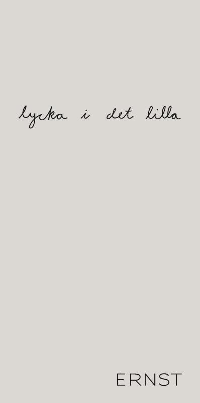 Servett-Lycka-natur/svart