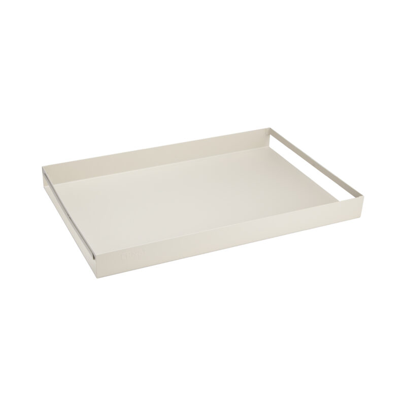 Bricka i plåt-beige 