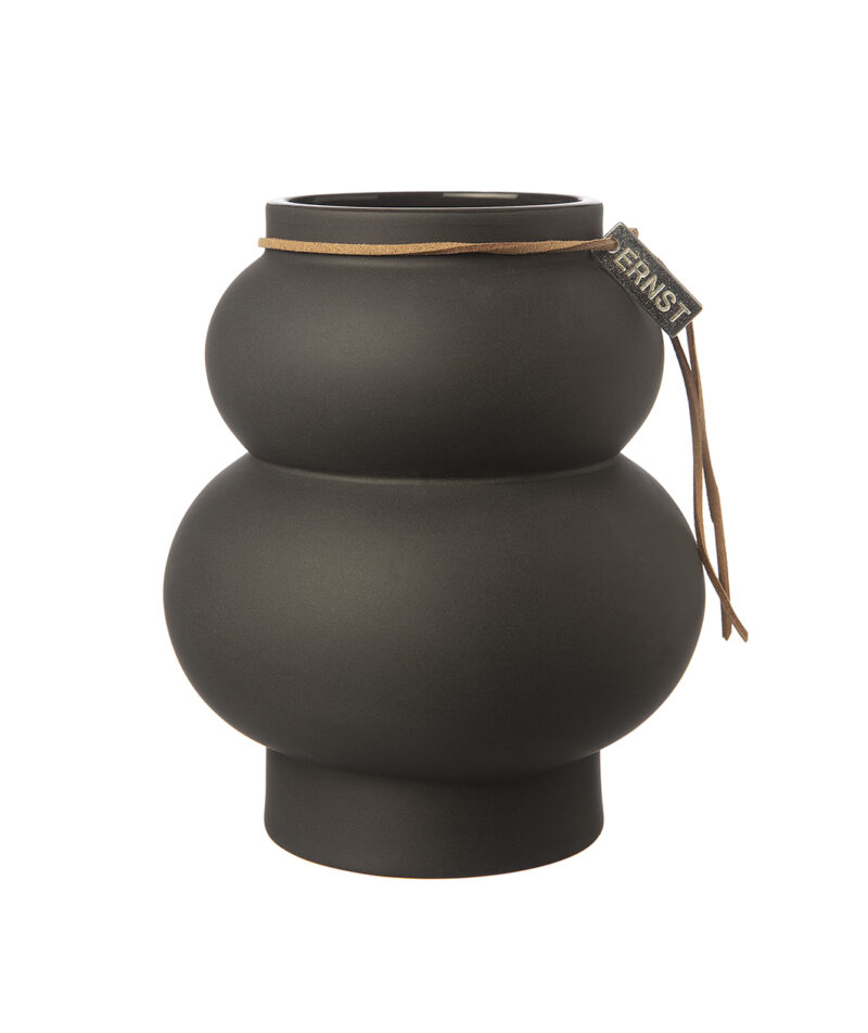Vas stengods mörkgrå - D7,8  H14