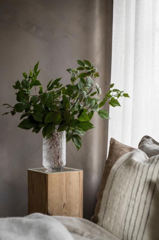 Glasvas d13 h25 mönstrat glas