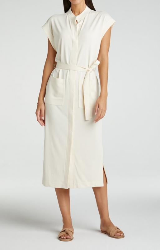 Jersey Dress w. blind placket 