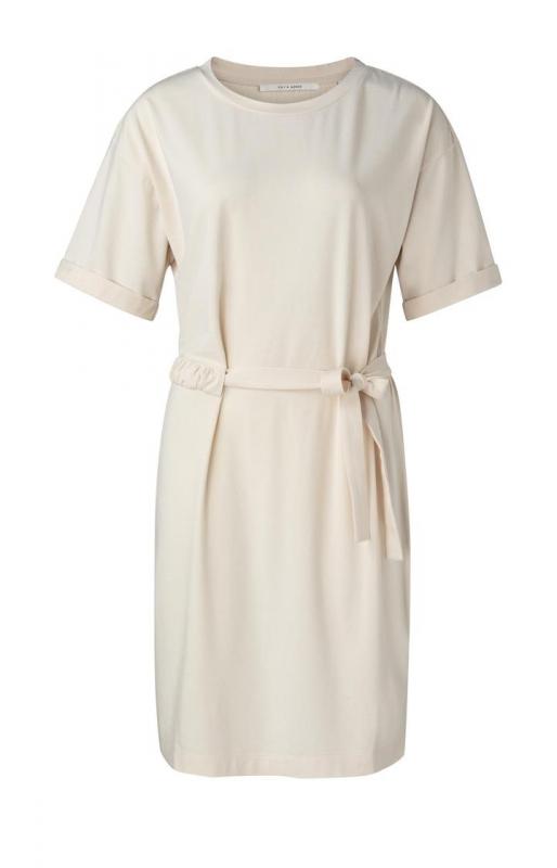 Jersey Dress w. wrinkled waist