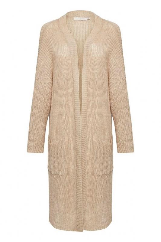 Sally knit Cardigan - Oat melange