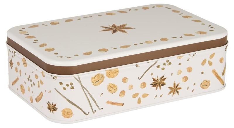 Julburk m.kryddmotiv - 22x15x7cm