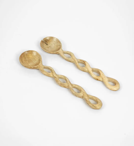 Zoey Salladsbestick natur - 30cm