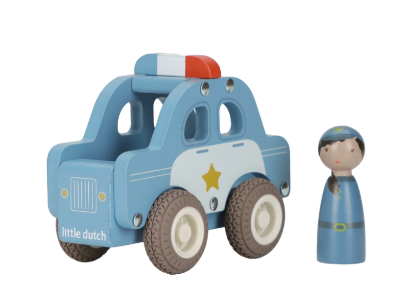 Little Dutch - politibil m/traefigur FSC