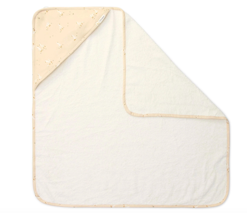 Little dutch - badehåndklaede m. haette - little goose - 75x75