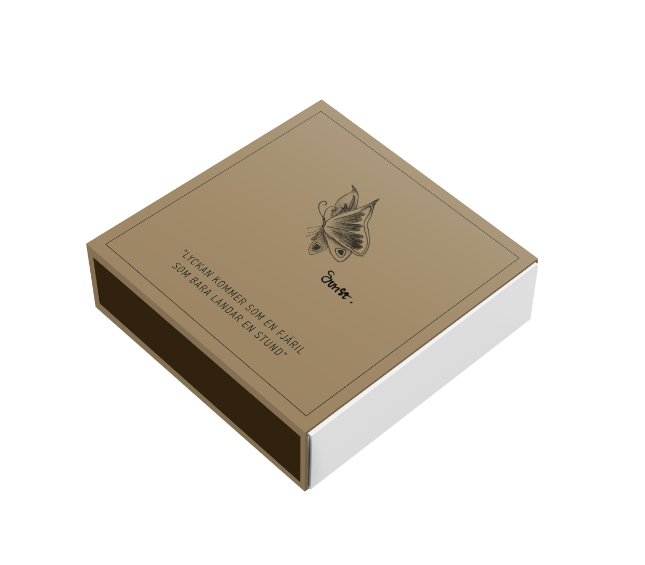 Tändsticksask Fjäril