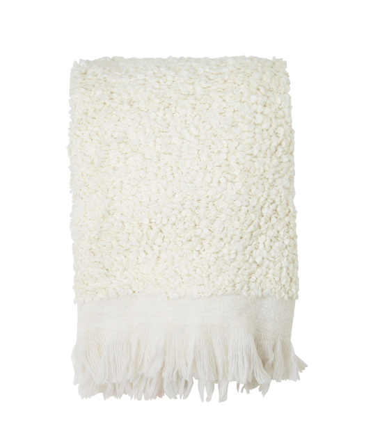 NALIA Pläd Off white
