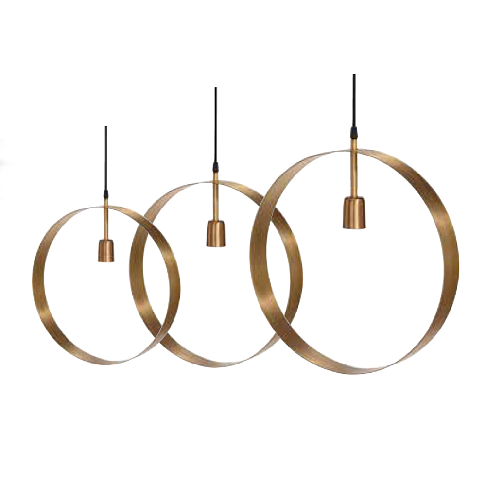 Ljusring lampa i cirkelform Atmosphere taklampa Atmosphere fönsterlampa stor (silver) A Ljus