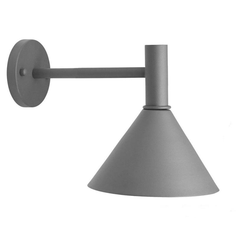 Fasadlampa Tripp – grå