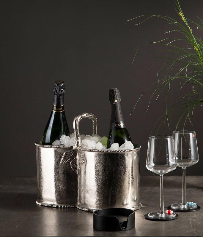 Vinkylare dubbel rå nickel