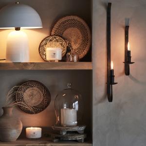 Fin Väggljushållare S, Thor, Svart