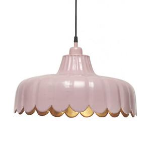 rosa retro taklampa