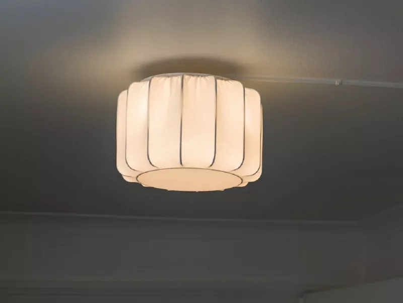 Fin vit plafond Iris 30 cm