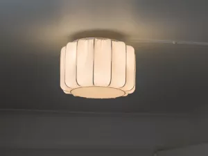 Fin vit plafond Iris 30 cm