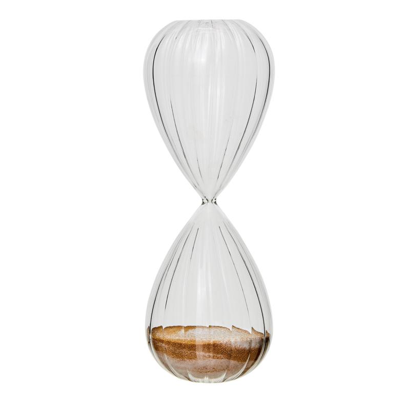 Timglas i klarglas - rinner i 30 minuter