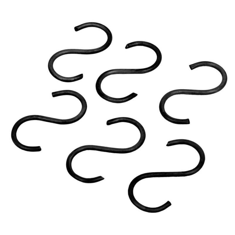 s formade krokar i metall