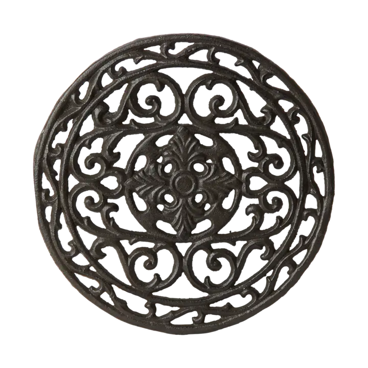 Underlägg i gjutjärn - grytunderlägg rund