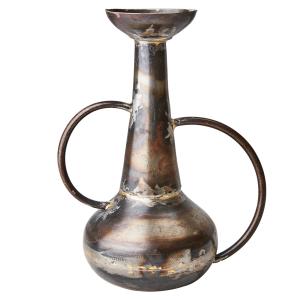 Inka vas i silvergrå patina