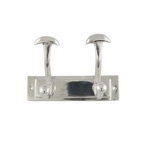 klädkrok silverfärg - 2 st krokar