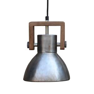 grå modern industrilampa i metall