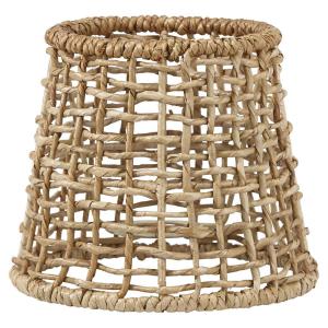 lampskärmar i naturfärg – nätlampa i naturmaterial – rund och avsmalnad upptill