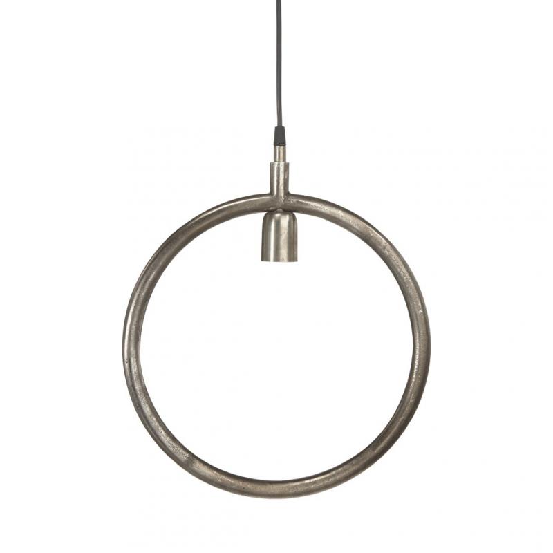 lampa i metall med cirkel