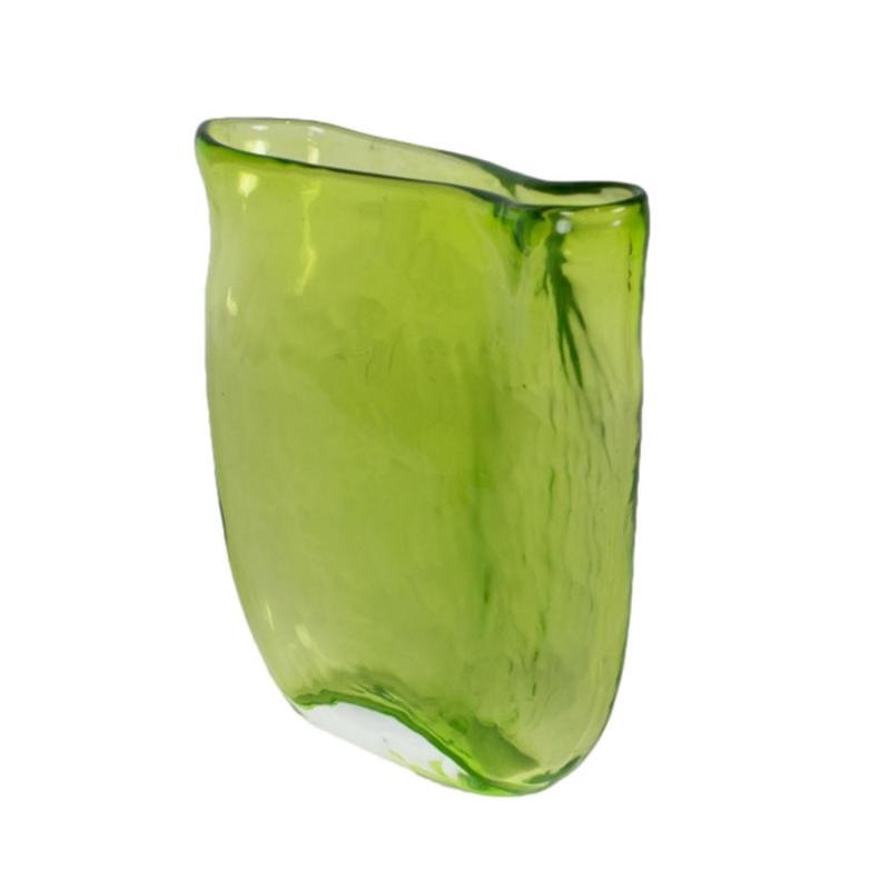 vas i grönt glas – organisk form